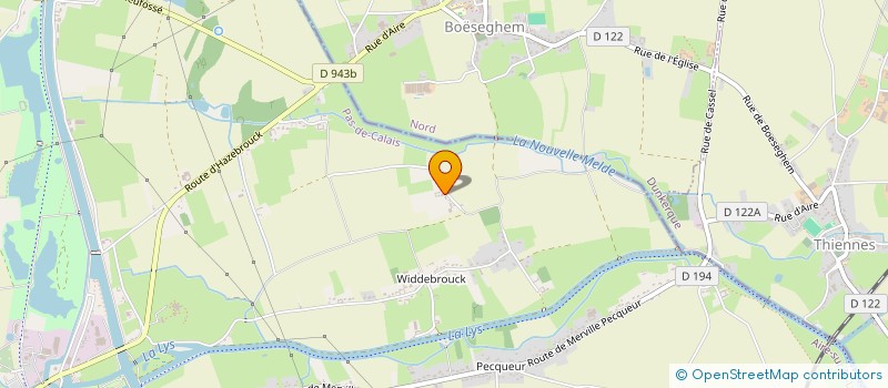 localisation de l'entreprise MONSIEUR RENE PRUVOST  AIRE-SUR-LA-LYS