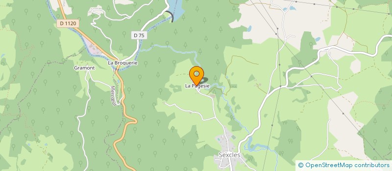 localisation de l'entreprise MONSIEUR RENE QUEILLE  SEXCLES