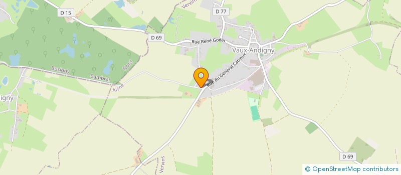 localisation de l'entreprise MONSIEUR RENE QUELEN à VAUX-ANDIGNY