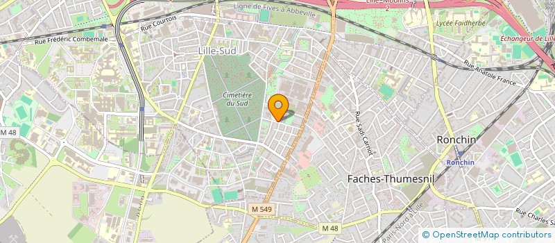 localisation de l'entreprise MONSIEUR RENE QUICQUE à LILLE
