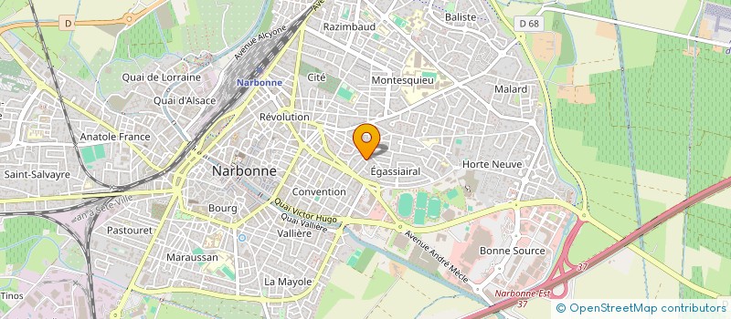 localisation de l'entreprise MONSIEUR RENE QUINTANA  NARBONNE