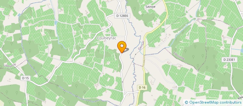 localisation de l'entreprise MONSIEUR RENE RAMUZ  COUBEYRAC