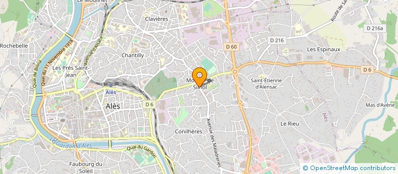 localisation de l'entreprise MONSIEUR RENE RANC à ALES