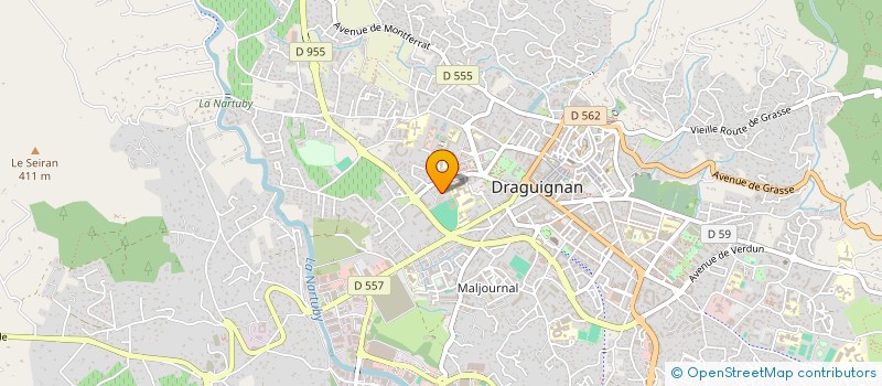 localisation de l'entreprise MONSIEUR RENE RAPP à DRAGUIGNAN