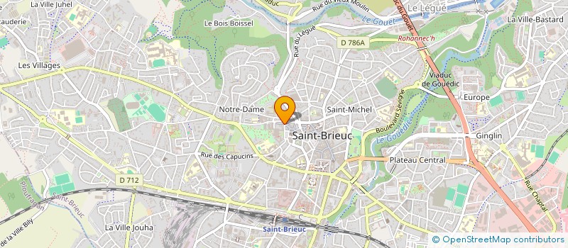 localisation de l'entreprise MONSIEUR RENE RAULT à SAINT-BRIEUC