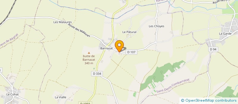 localisation de l'entreprise MONSIEUR RENE RAY  SAINT-DENIS-COMBARNAZAT