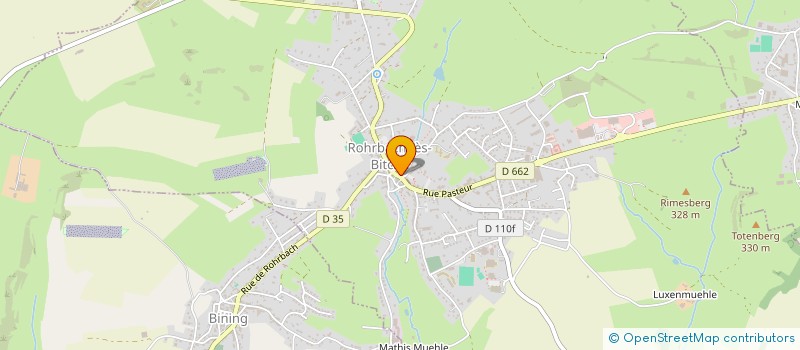 localisation de l'entreprise MONSIEUR RENE REIN à ROHRBACH-LES-BITCHE