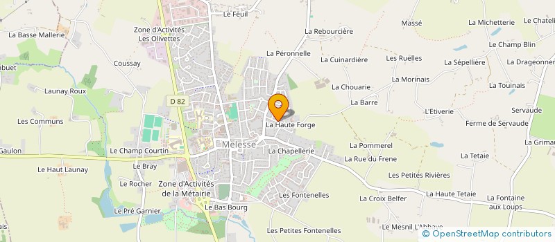 localisation de l'entreprise MONSIEUR RENE RENAULT  MELESSE