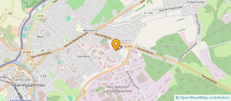 localisation de l'entreprise MONSIEUR RENE RESTELLI à SARREGUEMINES