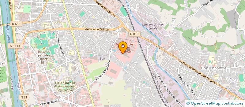 localisation de l'entreprise MONSIEUR RENE RHODES  BOE