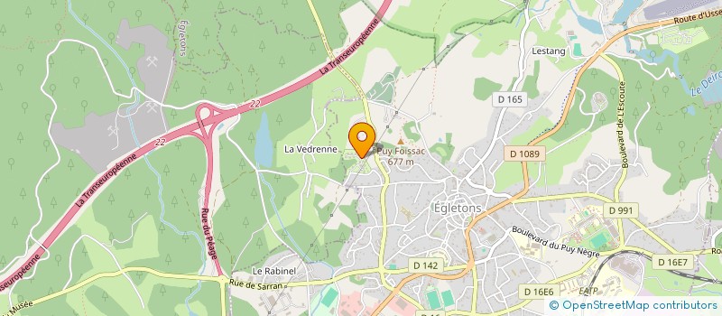localisation de l'entreprise MONSIEUR RENE RIBOULET à EGLETONS