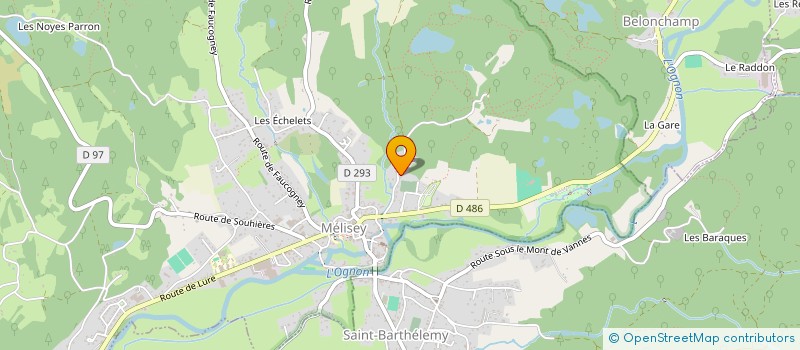 localisation de l'entreprise MONSIEUR RENE RICHARDIN  MELISEY