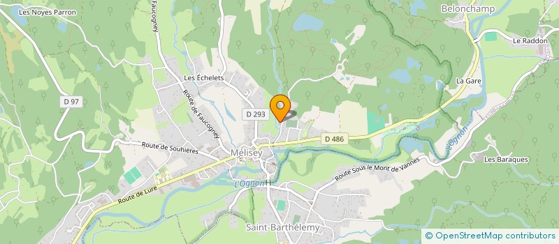 localisation de l'entreprise MONSIEUR RENE RICHARDIN  MELISEY