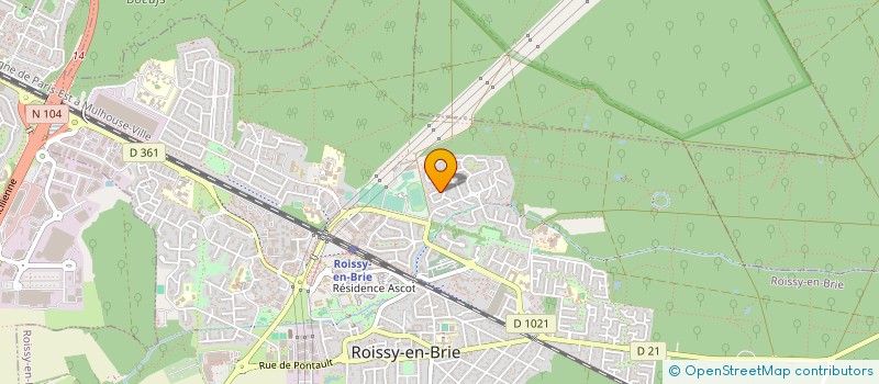 localisation de l'entreprise MONSIEUR RENE RICHETON à ROISSY-EN-BRIE