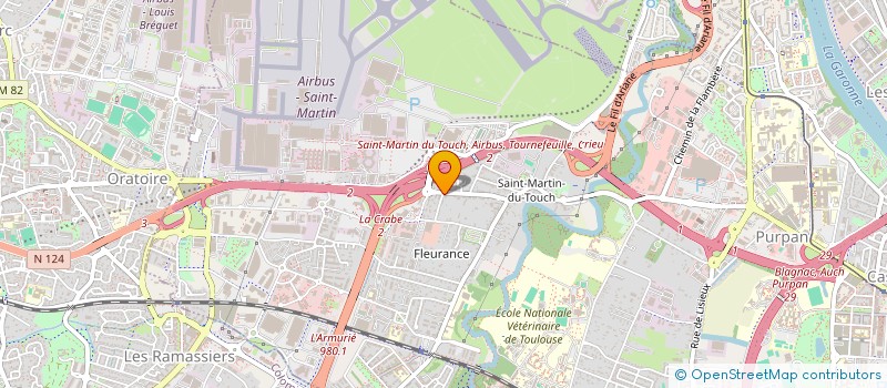 localisation de l'entreprise MONSIEUR RENE RIEU à TOULOUSE