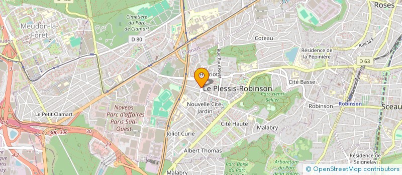 localisation de l'entreprise MONSIEUR RENE RIMO à LE PLESSIS-ROBINSON