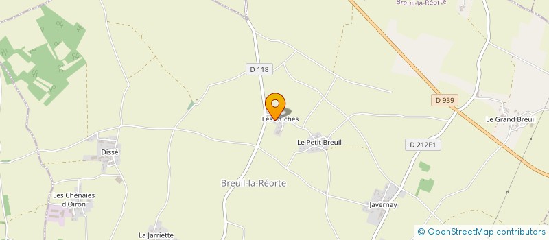 localisation de l'entreprise MONSIEUR RENE RINJONNEAU  BREUIL-LA-REORTE