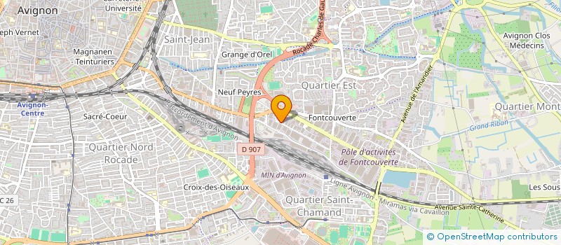 localisation de l'entreprise MONSIEUR RENE RIVET à AVIGNON