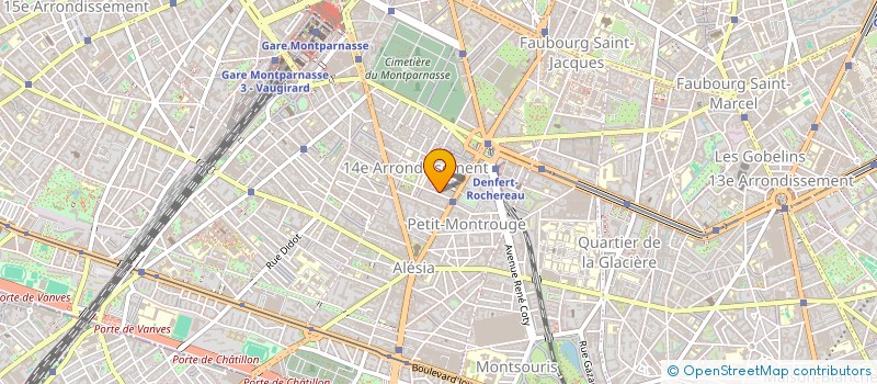 localisation de l'entreprise MONSIEUR RENE ROBERDEAU à PARIS
