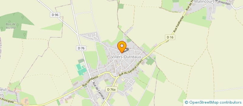 localisation de l'entreprise MONSIEUR RENE ROBERT  VILLERS-OUTREAUX