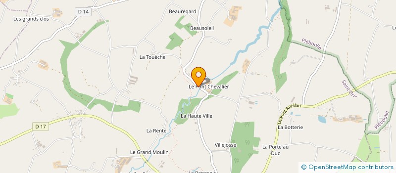 localisation de l'entreprise MONSIEUR RENE ROBILLARD  HENANBIHEN