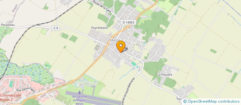 localisation de l'entreprise MONSIEUR RENE ROBIN  MEDIS