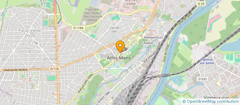 localisation de l'entreprise MONSIEUR RENE ROCHER à ATHIS-MONS