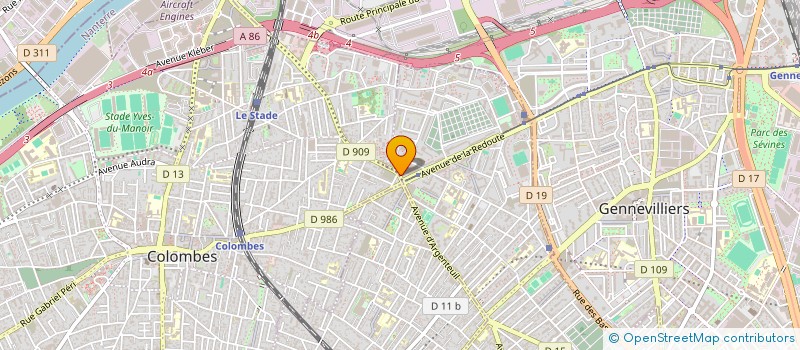 localisation de l'entreprise MONSIEUR RENE ROCHETEAU à ASNIERES-SUR-SEINE