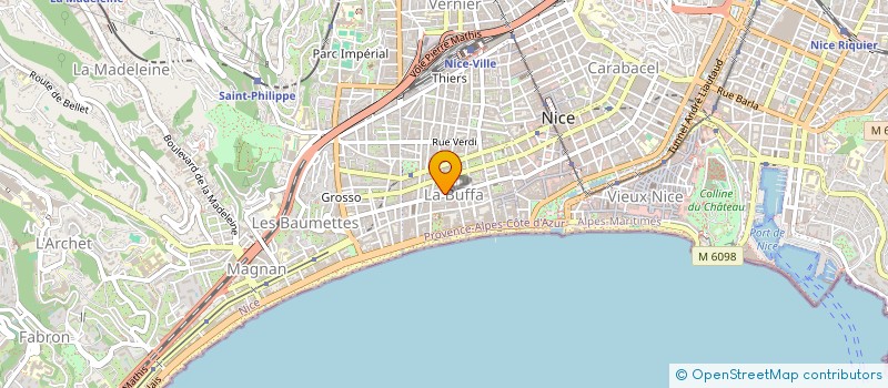 localisation de l'entreprise MONSIEUR RENE ROELS à NICE