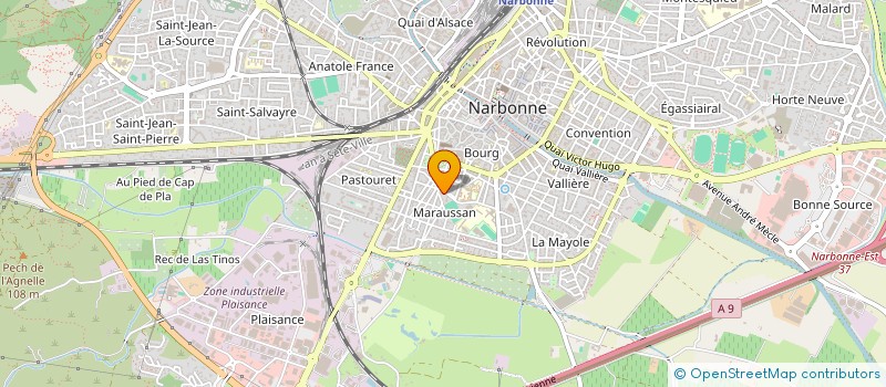 localisation de l'entreprise MONSIEUR RENE ROLLAND  NARBONNE