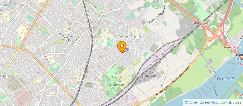 localisation de l'entreprise MONSIEUR RENE ROLLAND à NANTES