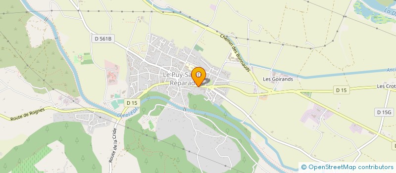 localisation de l'entreprise MONSIEUR RENE ROLLIN  LE PUY-SAINTE-REPARADE