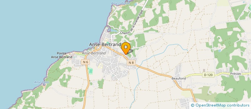 localisation de l'entreprise MONSIEUR RENE ROSELE  ANSE-BERTRAND