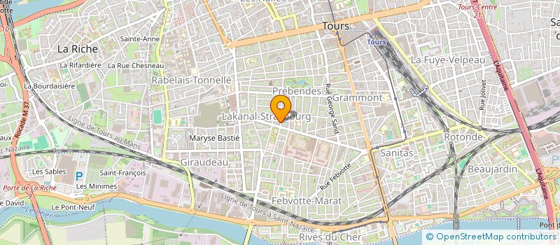 localisation de l'entreprise MONSIEUR RENE ROUBY à TOURS
