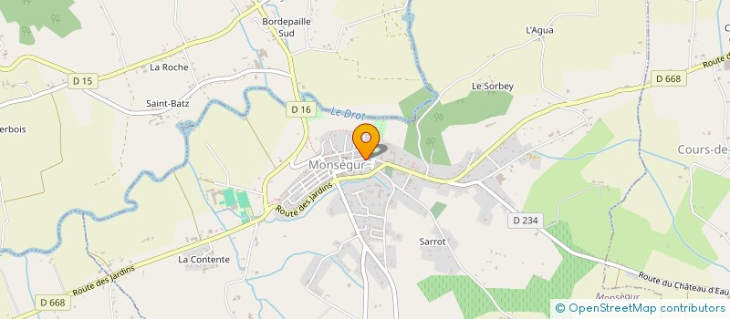 localisation de l'entreprise MONSIEUR RENE ROUDEAU à MONSEGUR