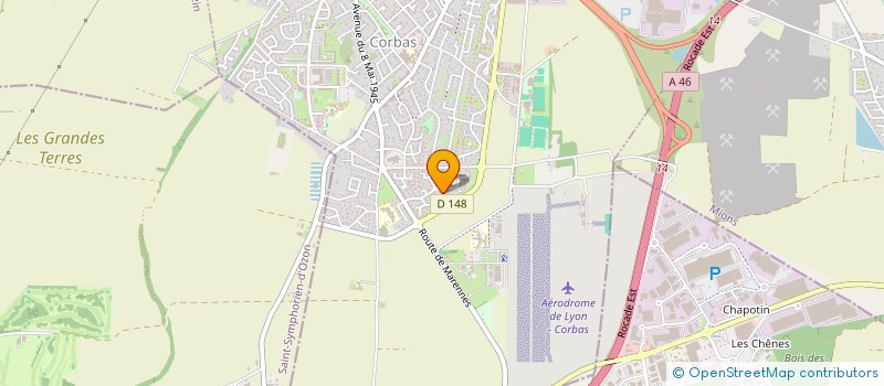 localisation de l'entreprise MONSIEUR RENE ROUMEJON à CORBAS