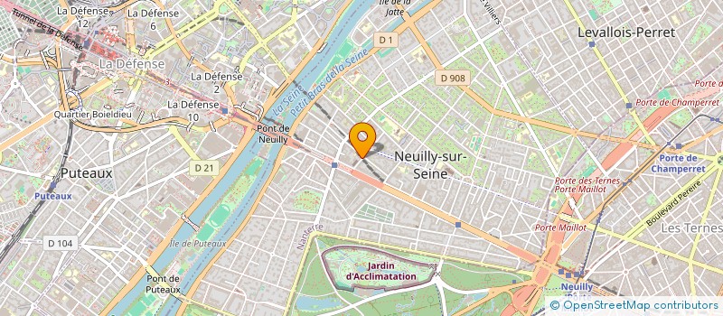 localisation de l'entreprise MONSIEUR RENE ROUSSEAU  NEUILLY-SUR-SEINE