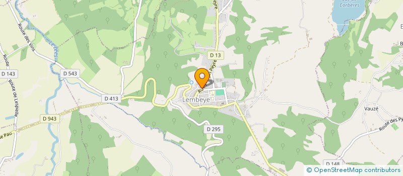 localisation de l'entreprise MONSIEUR RENE RUIZ  LEMBEYE