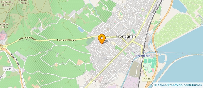 localisation de l'entreprise MONSIEUR RENE SABINO à FRONTIGNAN