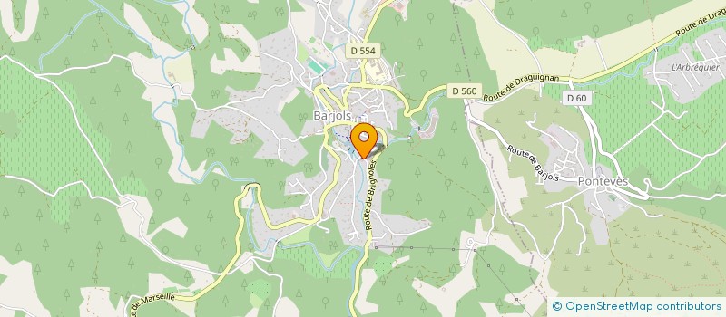 localisation de l'entreprise MONSIEUR RENE SACCHINI  BARJOLS