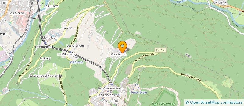 localisation de l'entreprise MONSIEUR RENE SACILITTO à BOURG-SAINT-MAURICE