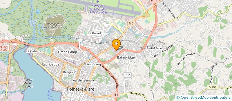 localisation de l'entreprise MONSIEUR RENE SACO à LES ABYMES