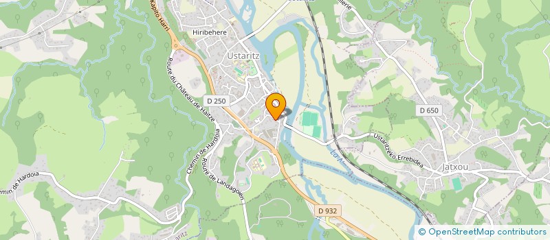 localisation de l'entreprise MONSIEUR RENE SAINT JEAN  USTARITZ