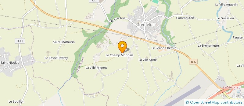 localisation de l'entreprise MONSIEUR RENE SAINTILAN à PORDIC