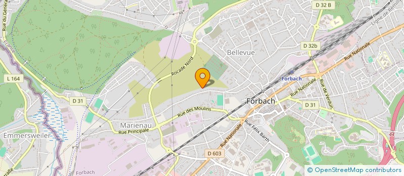 localisation de l'entreprise MONSIEUR RENE SALING  FORBACH