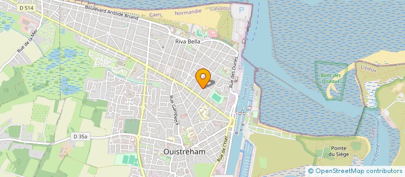 localisation de l'entreprise MONSIEUR RENE SALIOU  OUISTREHAM