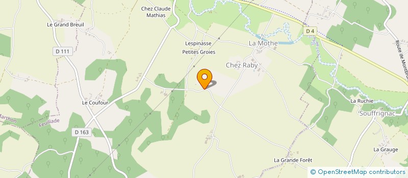localisation de l'entreprise MONSIEUR RENE SALLAT à CHAZELLES