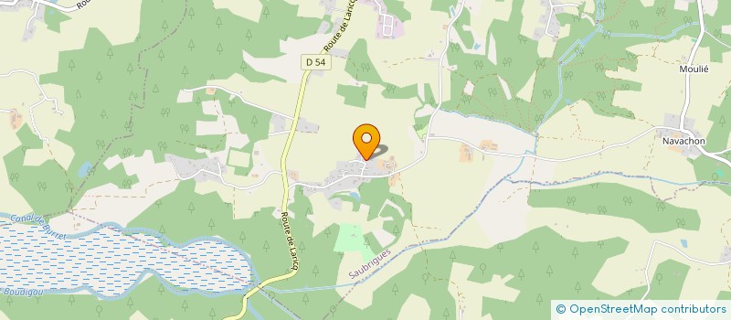 localisation de l'entreprise MONSIEUR RENE SALLES  SAUBRIGUES