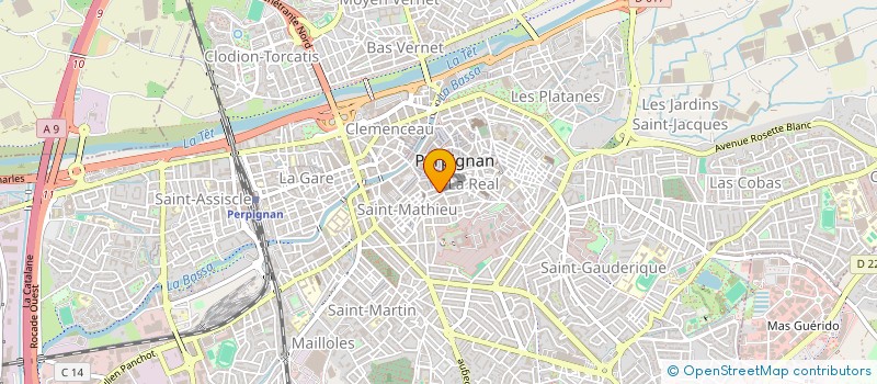 localisation de l'entreprise MONSIEUR RENE SANCHEZ à PERPIGNAN