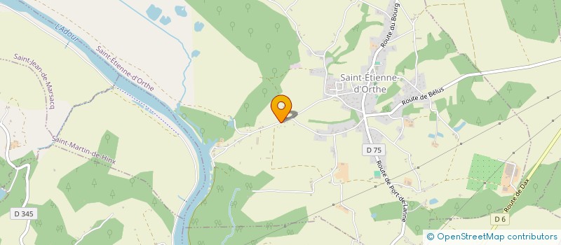 localisation de l'entreprise MONSIEUR RENE SANGUINET  PEY